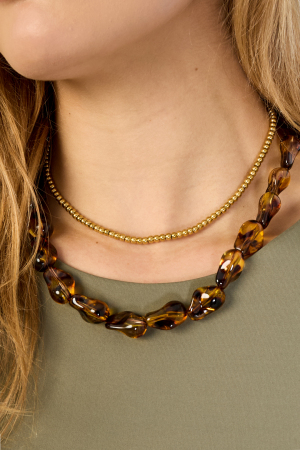 Colliers De Perles En Acrylique, Série Rétro Classique Quotidienne, Bijoux Pour Femmes h5 Image3