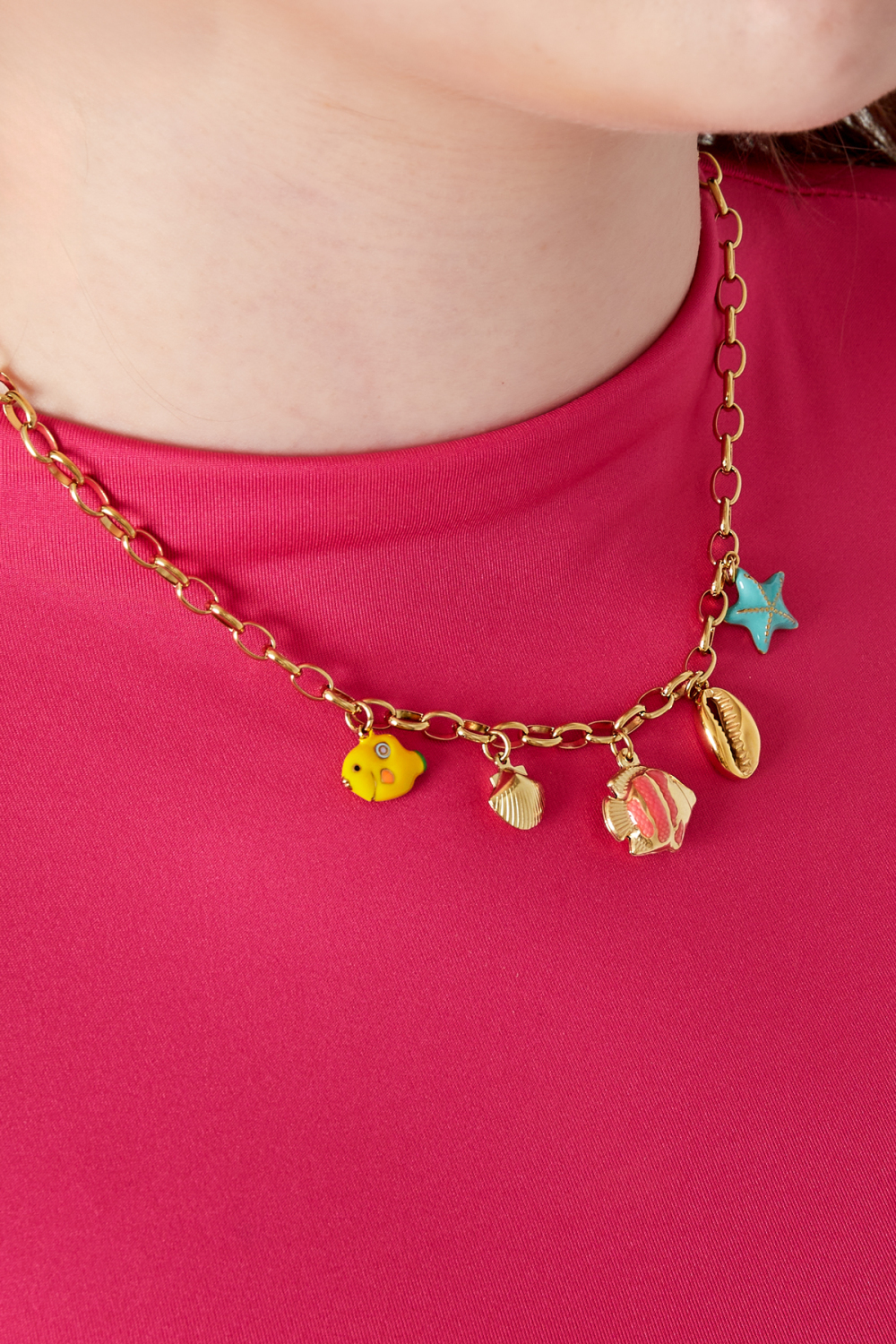 Collier Poissons Dans La Mer h5Image2
