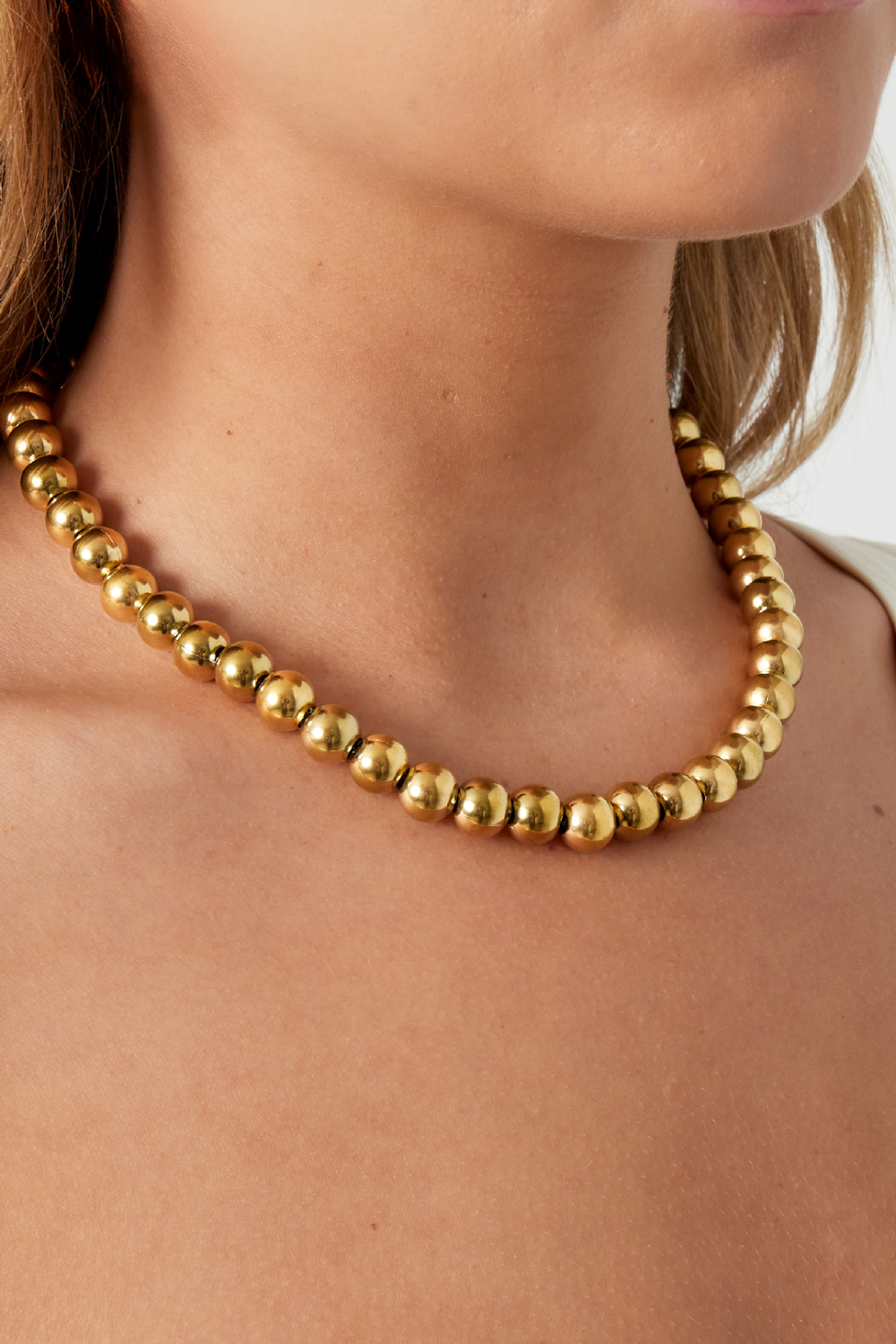 Collier De Perles Creuses -10Mm Image2