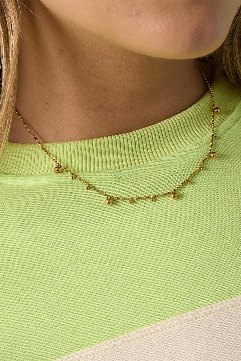 Collier À Boules Alternées Image3