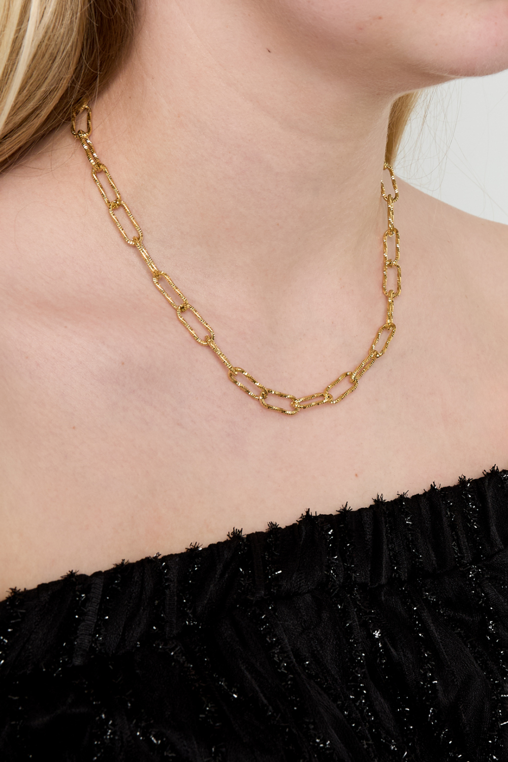   Colliers À Chaîne Chaîne Décontracté Quotidien Simple Série Bijoux Pour Femmes Image3