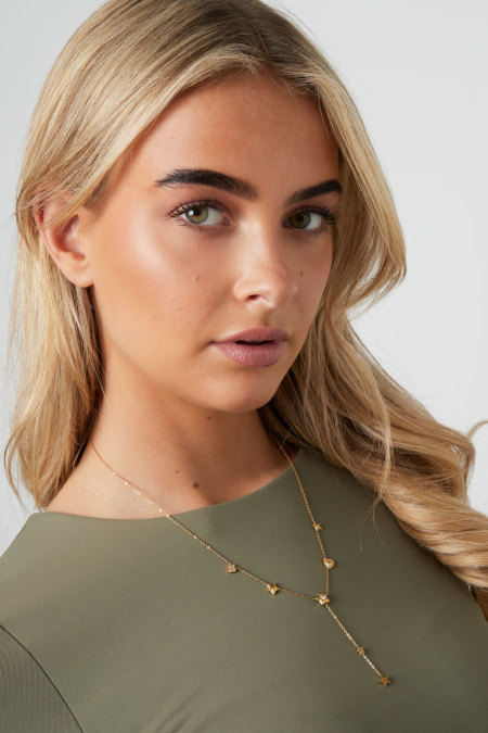 Colliers pendentifs en acier inoxydable Série Star Casual Daily Simple Bijoux pour femmes 2