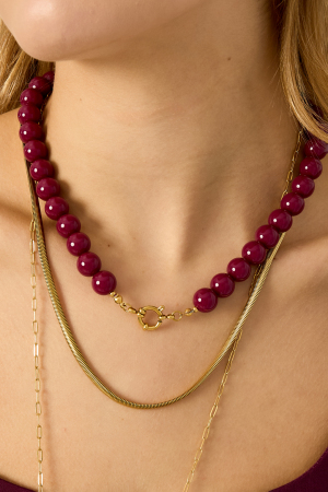 Collier De Perles Avec Fermeture Sur Le Devant - 12 Mm h5 Image7
