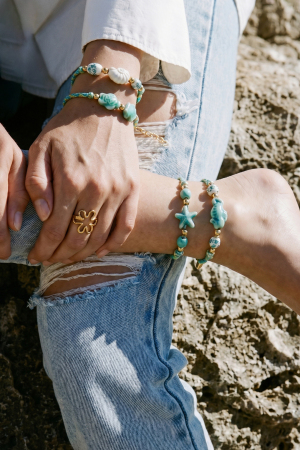 Bracelets De Cheville En Corde, Motif Animaux, Vacances, Plage, Collection Romantique, Bijoux Pour Femmes h5 Image2