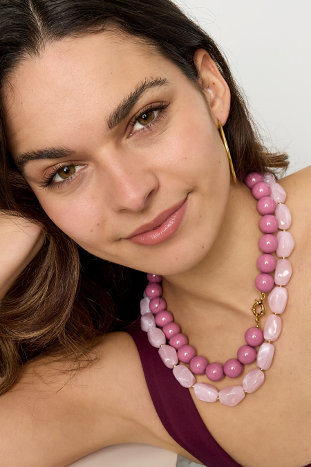 Collier de perles organiques 2