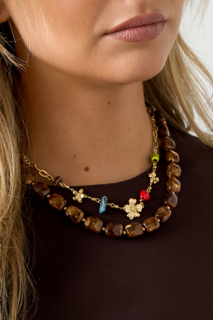 Colliers Chaîne Fleur Décontracté Quotidien Simple Série Bijoux Pour Femmes h5 Image3