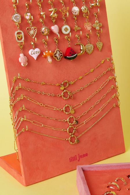 Collier et bracelet 2 en 1 avec maillons de tailles différentes 2