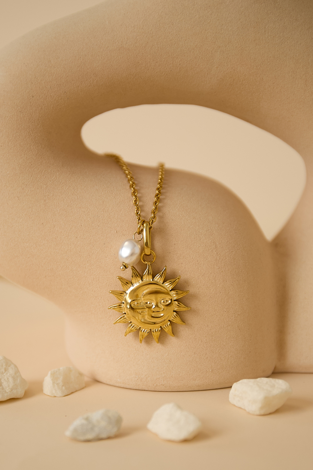 Colliers Pendentifs Soleil Casual Daily Simple Series Bijoux Pour Femmes Image3