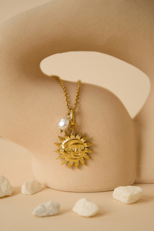 Colliers Pendentifs Soleil Casual Daily Simple Series Bijoux Pour Femmes h5 Image3