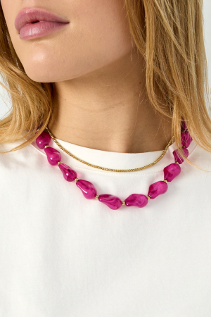 Colliers De Perles En Acrylique, Série Décontractée, Simple Et Quotidienne, Bijoux Pour Femmes h5 Image3