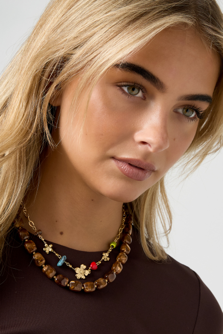 Colliers chaîne Fleur Décontracté Quotidien Simple Série Bijoux pour femmes 2