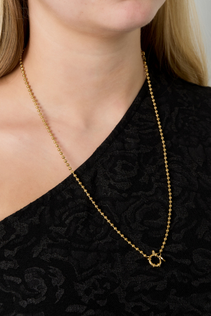 Colliers Chaîne En Acier Inoxydable, Série Géométrique Décontractée, Simple Et Quotidienne, Bijoux Pour Femmes h5 Image3