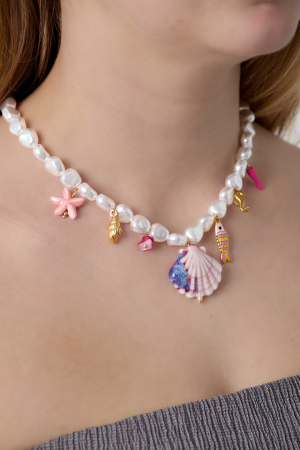 Colliers De Perles Artificielles Tortue Décontracté Vacances/Plage Série Simple Bijoux Pour Femmes h5 Image3