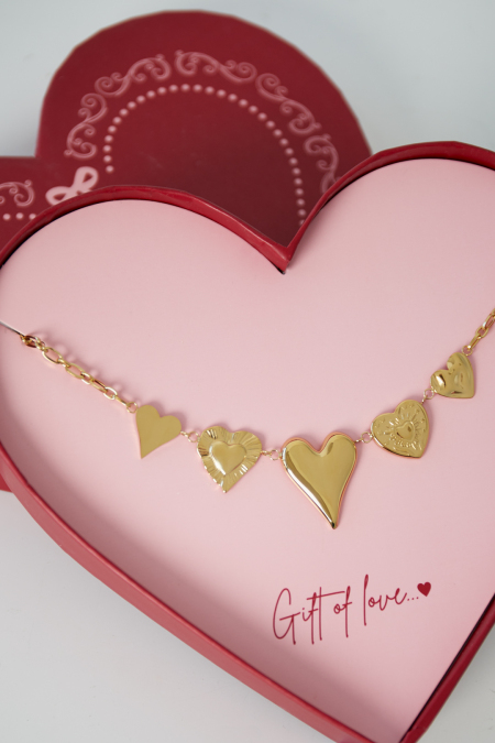 collier d'amour en acier inoxydable 2