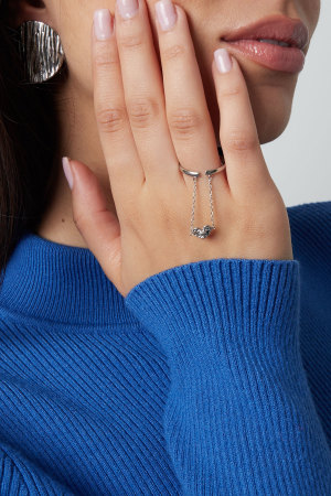 Bague Coeur Avec Chaîne h5 Image2