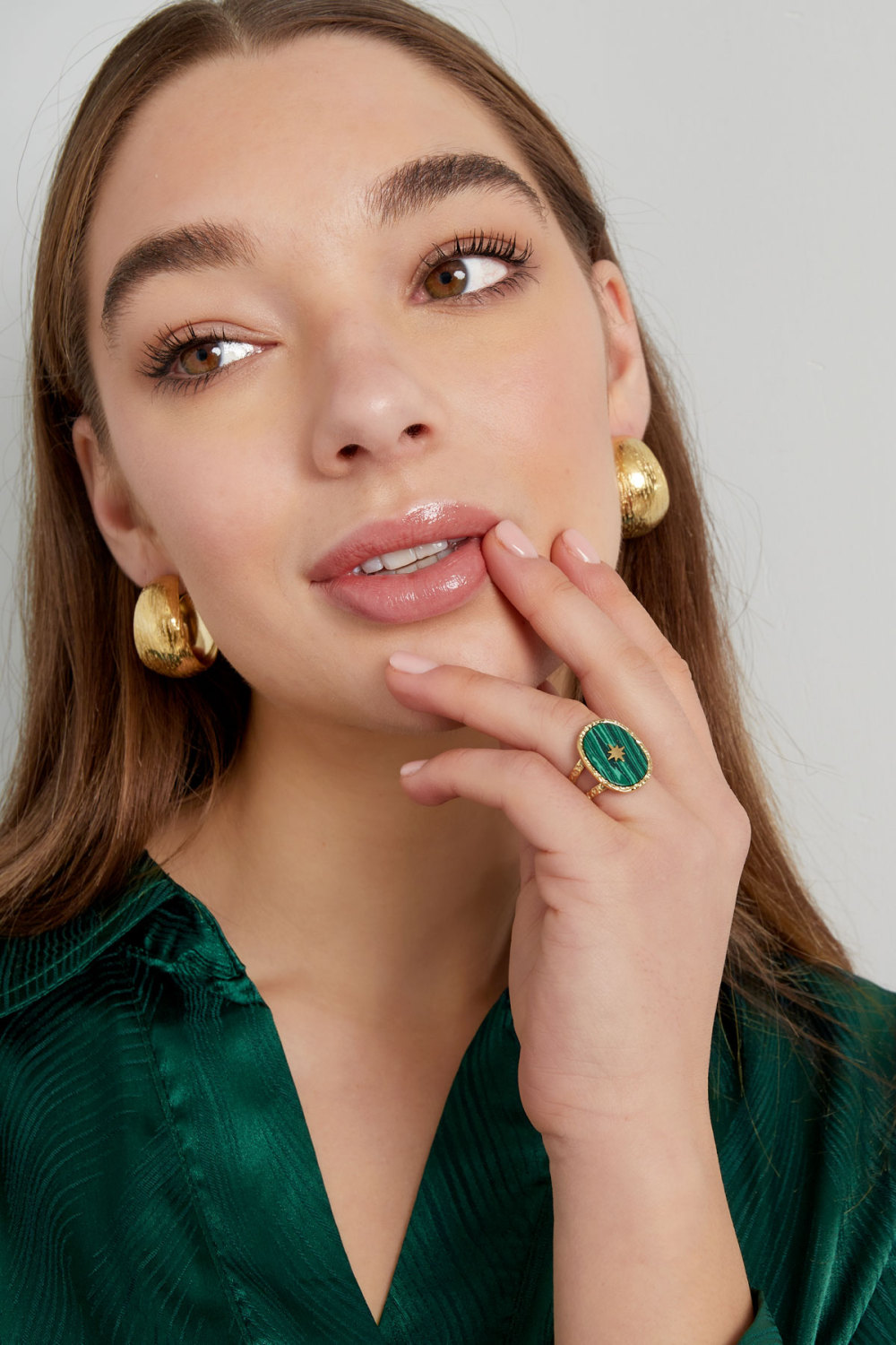 Bague Pierre Avec Étoile - Doré/Bleu Image4