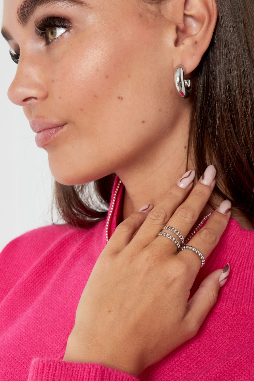 Bague Double Maillons h5Image4