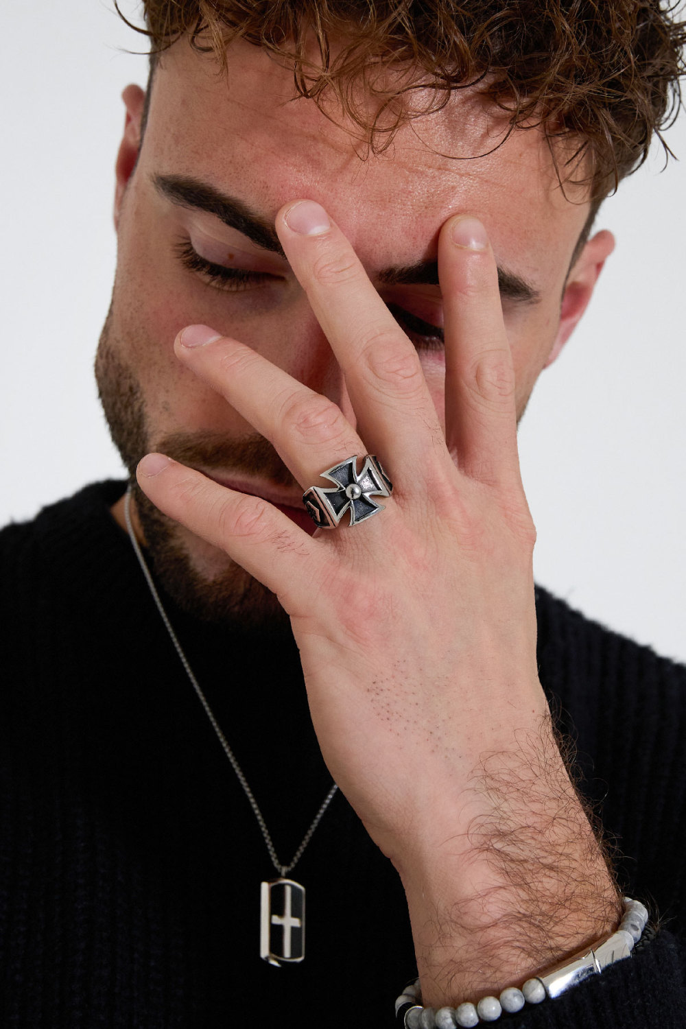 Bague Homme Croix Image5
