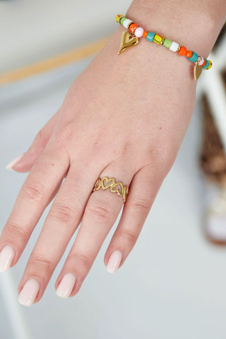 bague d'amour torsadée 2
