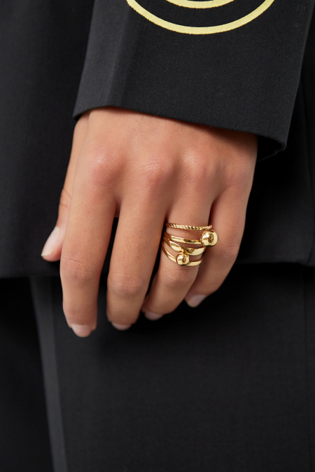 bague à anneaux superposés 2