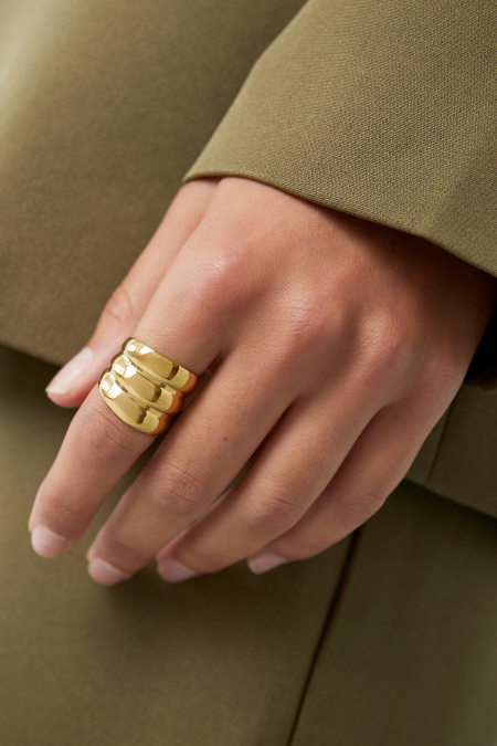 bague trois en une rangée 2