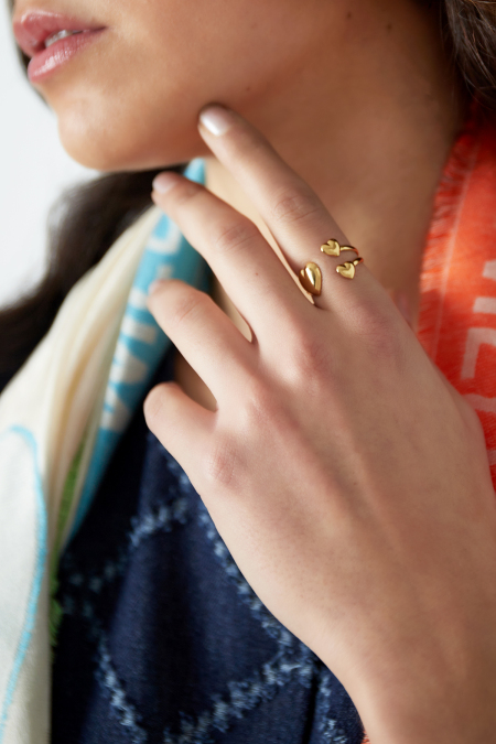 bague trio coeur 2