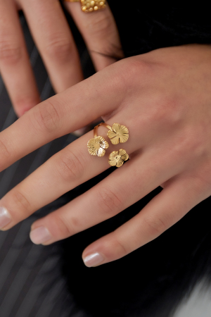 Bague Trio Florale h5 Image2