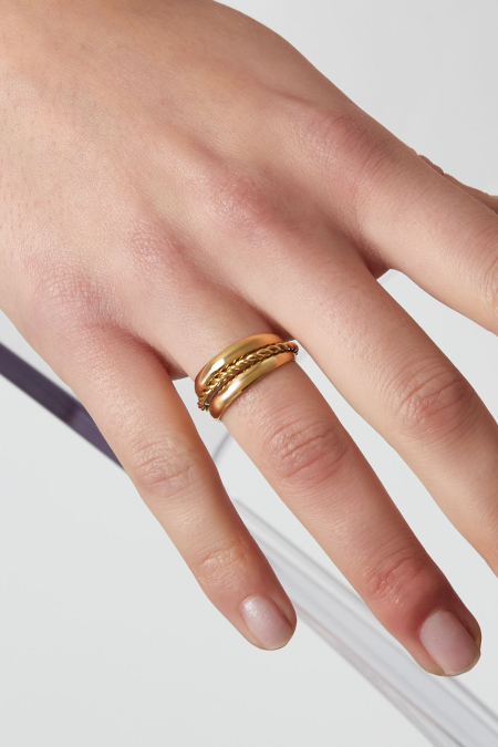 bague spirale à plusieurs niveaux 2