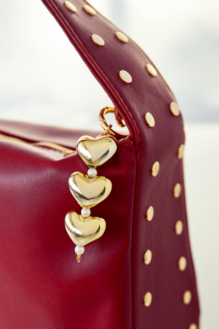 pendentif coeurs et perles 2