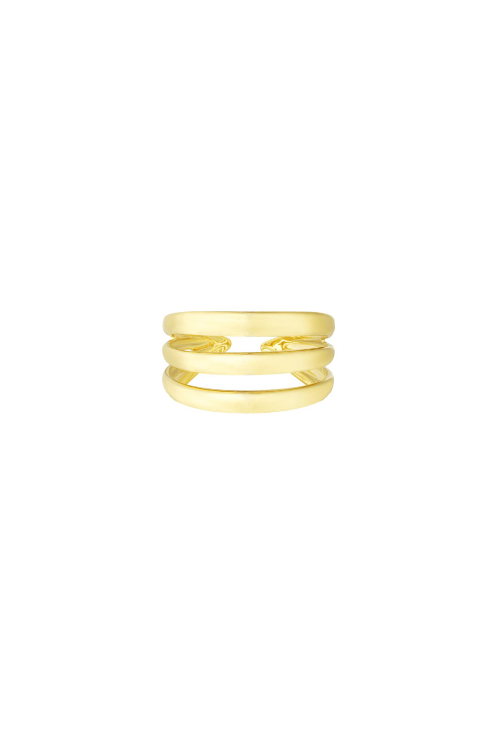 Bague Vintage À Trois Rangs