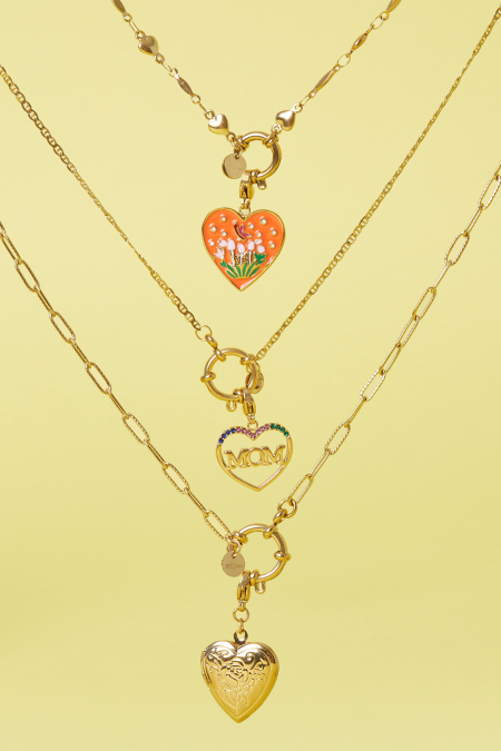 Pendentif Cœur Bijou Maman Diy 2