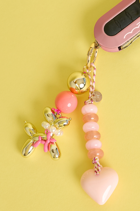 Porte-clés chien ballon mignon 2