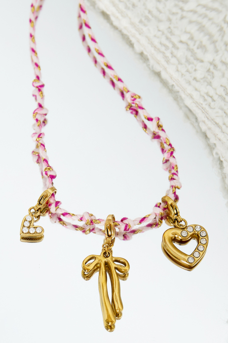Bijoux en acier inoxydable, breloques Twist Casual Daily Simple Series, bijoux pour femmes 2