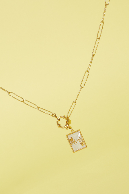Cadre photo en nacre avec breloque bijou cadeau de maman à faire soi-même 2