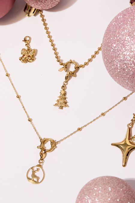 Bijoux breloque sapin de Noël DIY 2