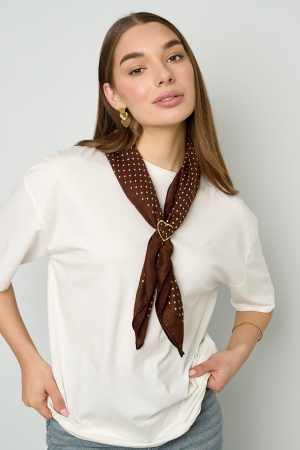 Pince À Foulard Avec Cœur En Bambou h5 Image2