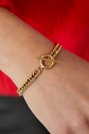Bracelet Dublin Couleur Or Acier Inoxydable h5 Image2