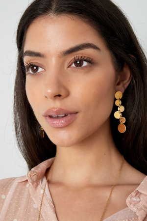 Boucles D'oreilles Pièces De Monnaie Partie h5 Image2