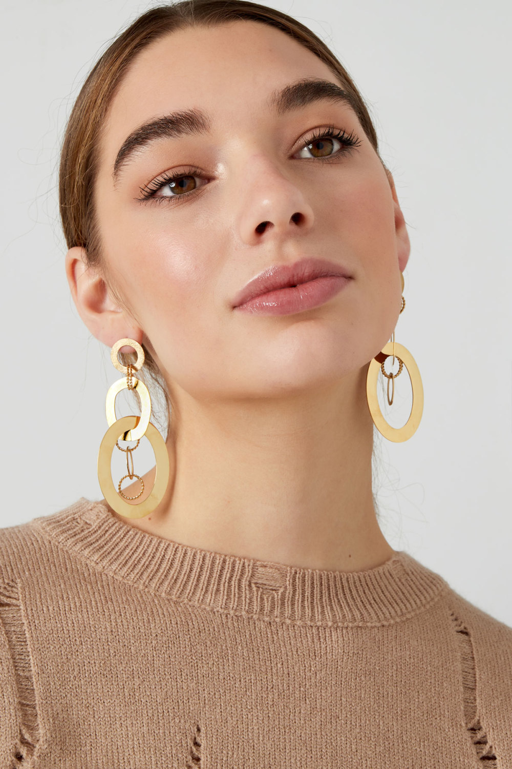 Boucles D'oreilles De Fête Cercle h5Image4