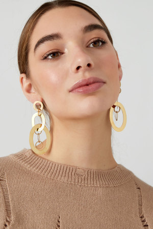 Boucles D'oreilles De Fête Cercle h5 Image4