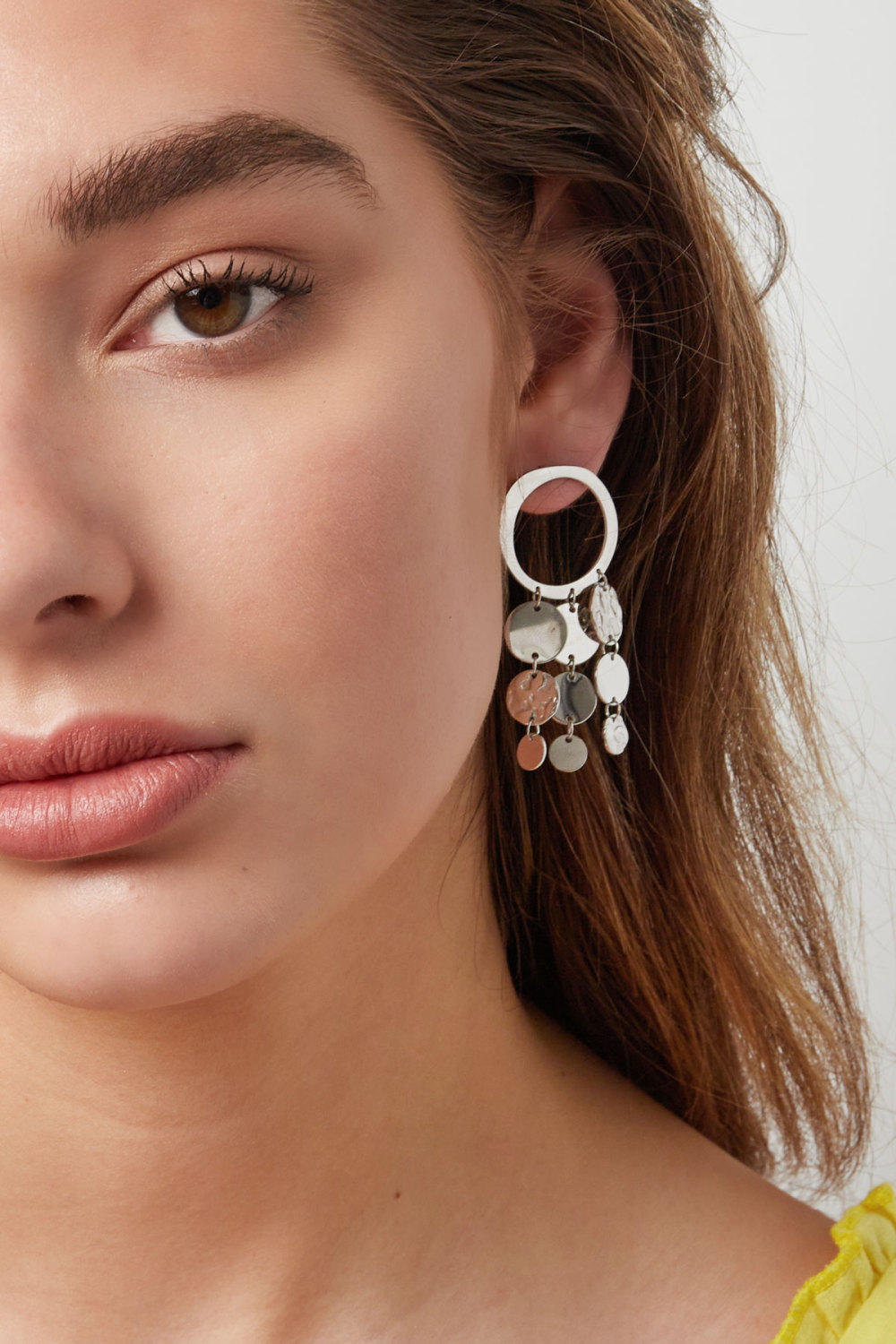 Boucles D'oreilles Guirlandes Joyeuses - Doré Acier Inoxydable Image4