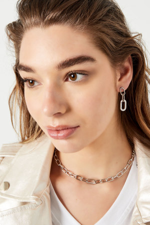 Lien Clous D'couleur Oreilles - Couleur Or Acier Inoxydable h5 Image2