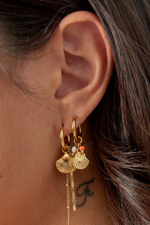 Boucles D'oreilles Perles Avec Coquillage h5 Image3