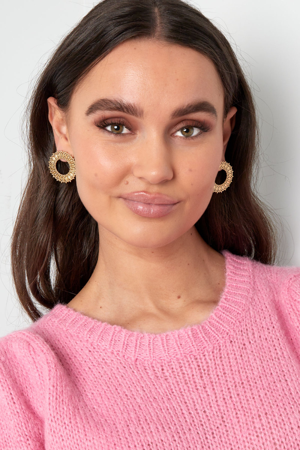 Boucles D'oreilles Déclaration Soleil h5Image2