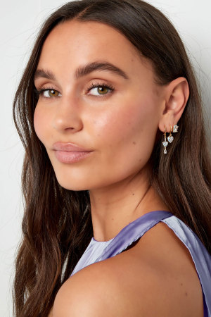 Oreille Partie Joyeuse - Cuivre Rose & Argenté h5 Image2