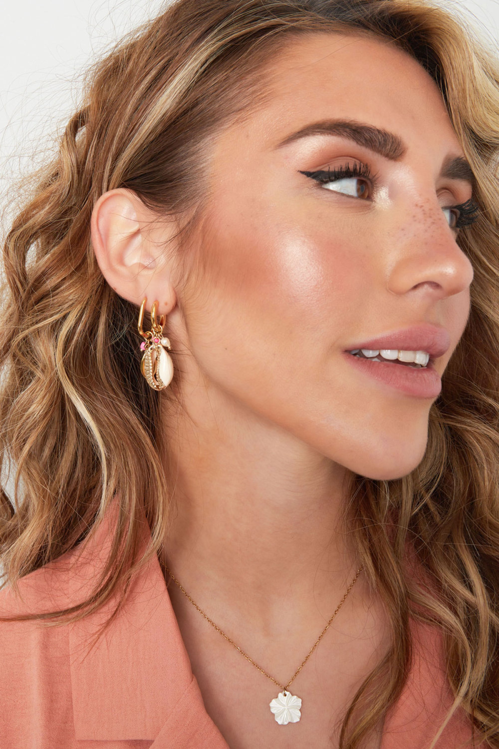 Boucles D'oreilles Grand Coquillage Image2