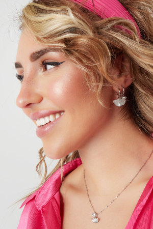 Boucles D'oreilles Avec Breloque Feuille h5 Image2