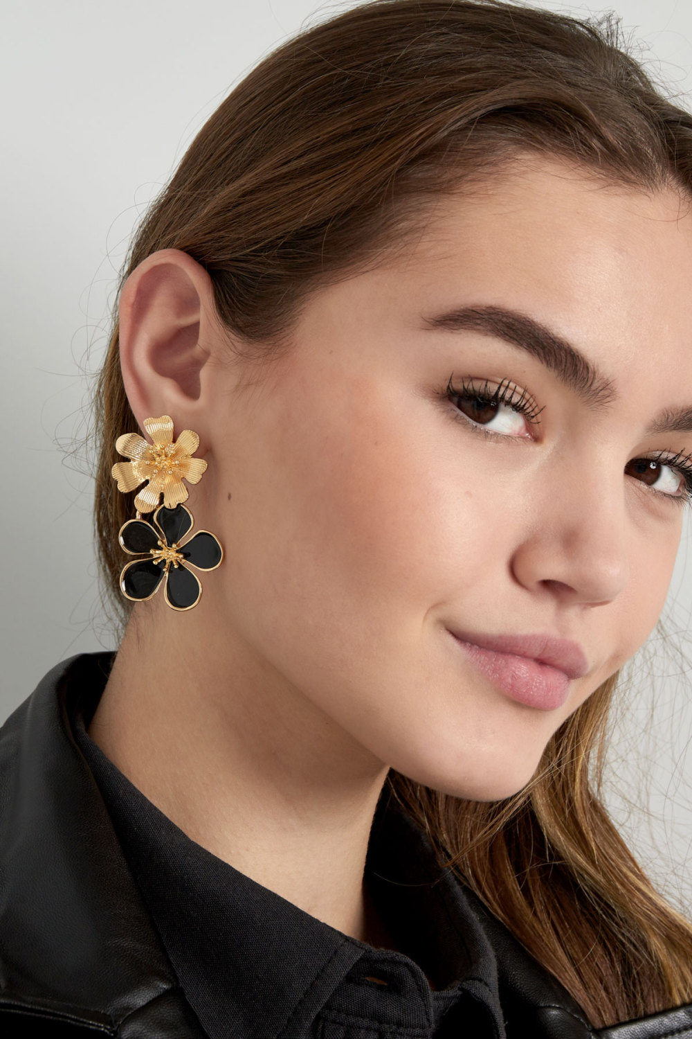 Boucles D'oreilles 2 Fois Fleur Image4