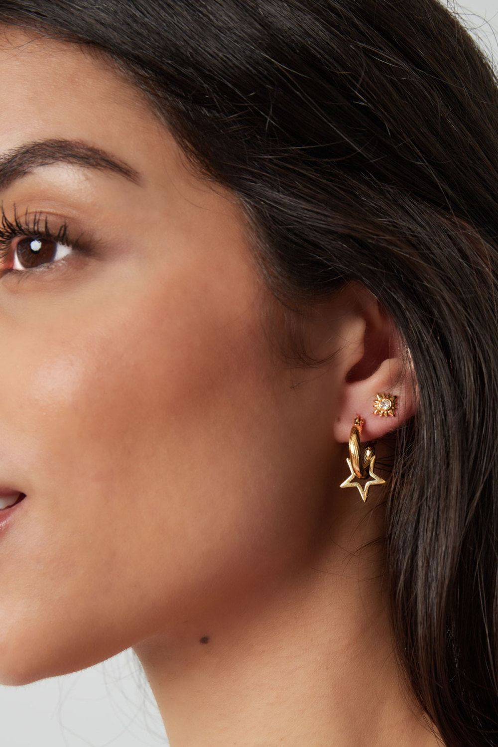 Boucles D'oreilles Torsadées Avec Étoile Image3