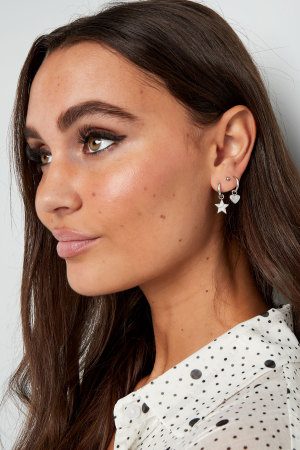 Boucles D'oreilles Étoile Avec Imprimé h5 Image4